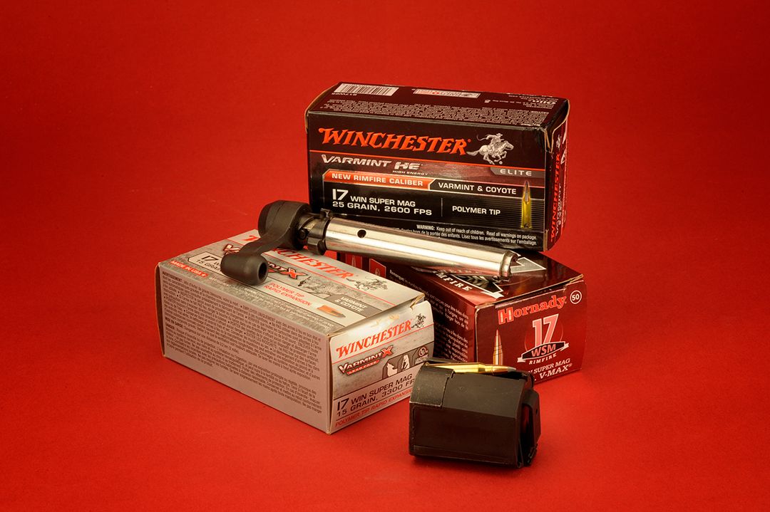 For range testing, Trzoniec gathered up samples from Winchester and Hornady. The bolt is shown here, polished bright for smooth operating within the receiver.